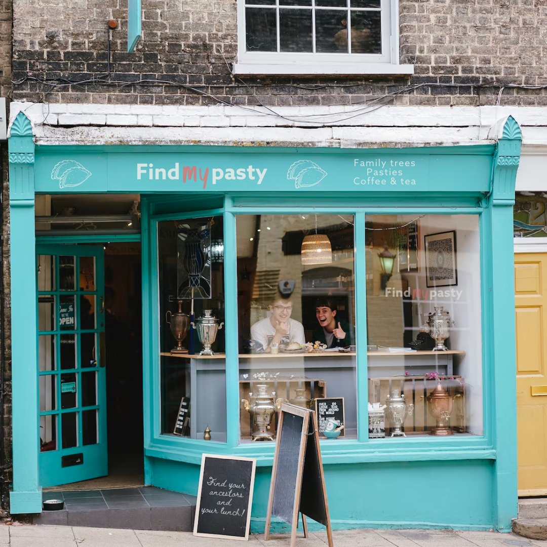 Researching family history can make us all a bit peckish. That's why we're excited to announce we're opening 'Findmypasty' - where you can find your ancestors and your lunch all in the same place. What will your first order be?