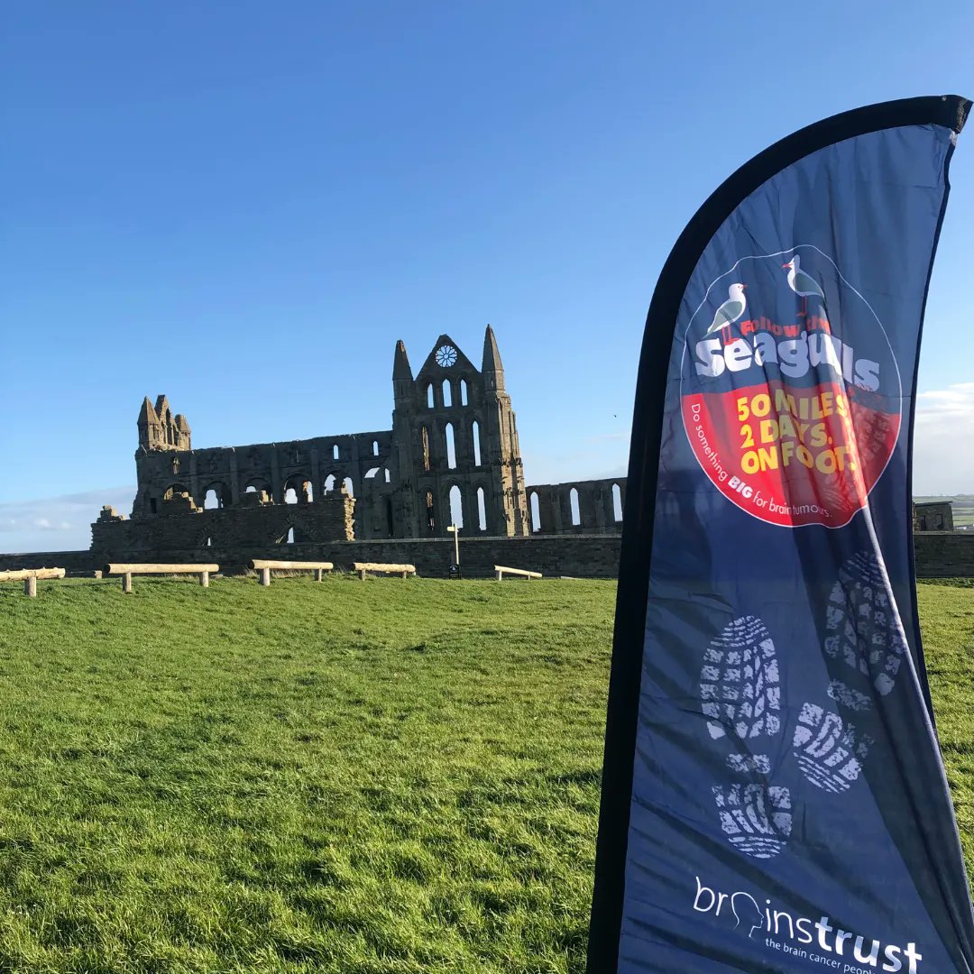 brainstrust's tweet image. Good luck to our Follow the Seagulls Superheroes in Isle of Wight and Whitby who donned their walking boots bright and early this morning ready to take on the big brain tumour trek - we're with you every step of the way! 

#FollowTheSeagulls #BigBrainTumorTrek