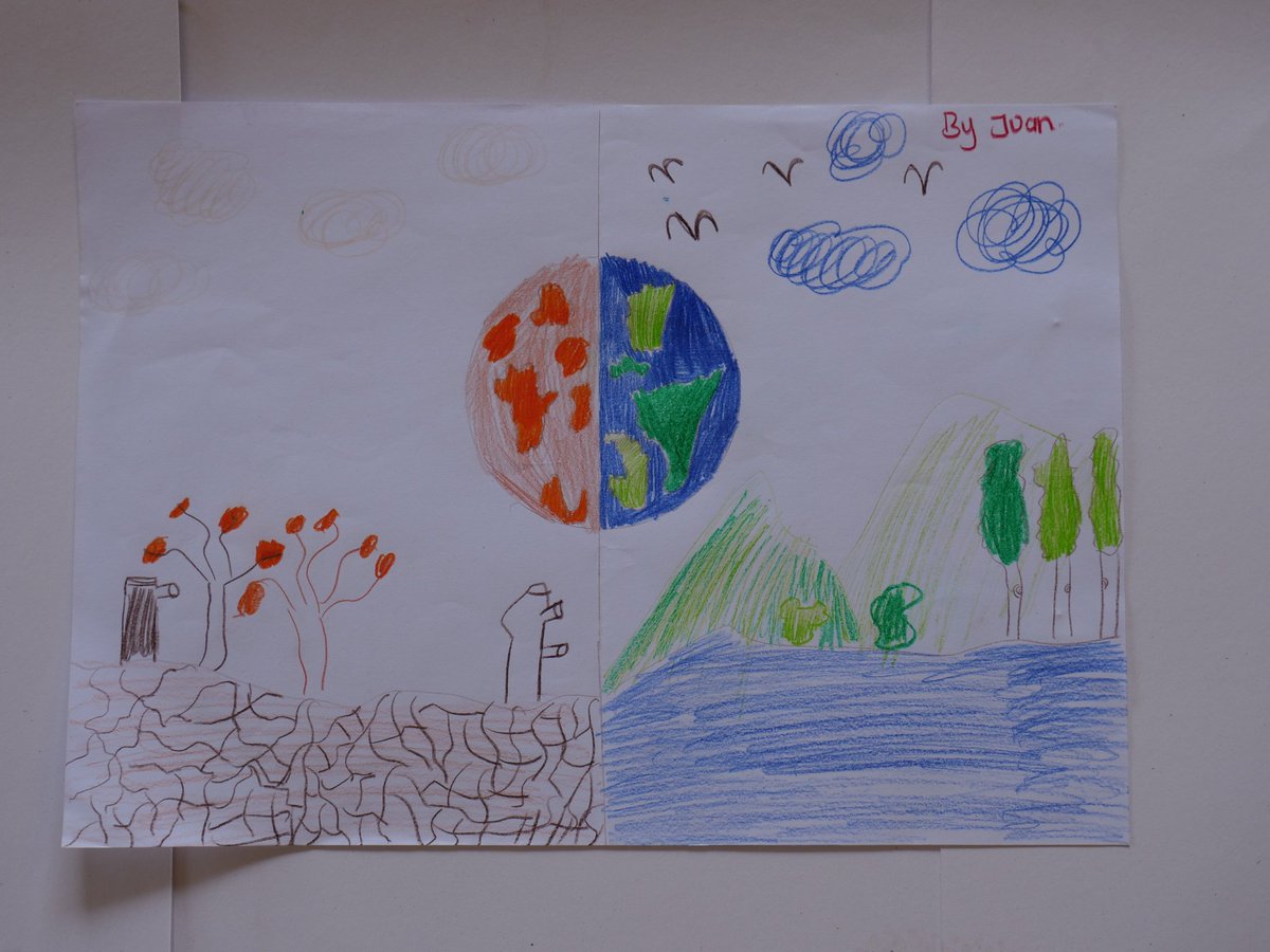 WakioDorcas's tweet photo. Climate Art creates space for raising awareness for ecological & Environmental issues such as global warming & climate change.During #ClimateEducationWeek students from Nice View 🇰🇪 were able to show #ClimateChange impacts on our planet and solutions through art.
#ClimateAction https://t.co/c4HbCwvfya