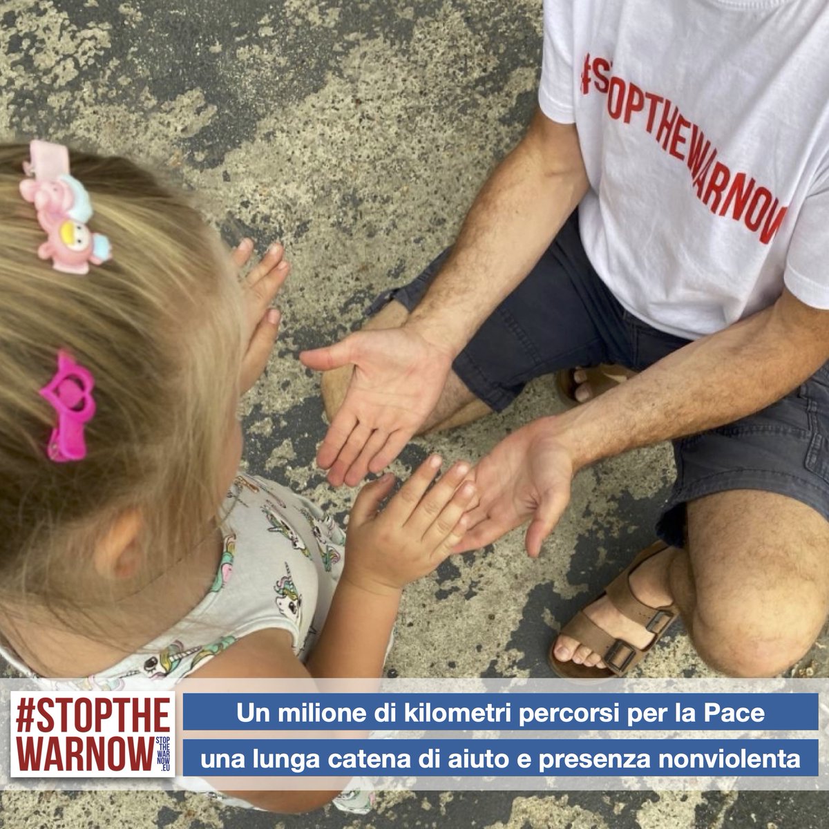 Nel corso delle cinque Carovane #StopTheWarNow sono stati percorsi 1 milione di kilometri per la #Pace. Che è cammino e condivisione, non solo un risultato finale.

Ecco gli "impatti di Pace" della nostra lunga catena di aiuto e presenza nonviolenta 👇🧵