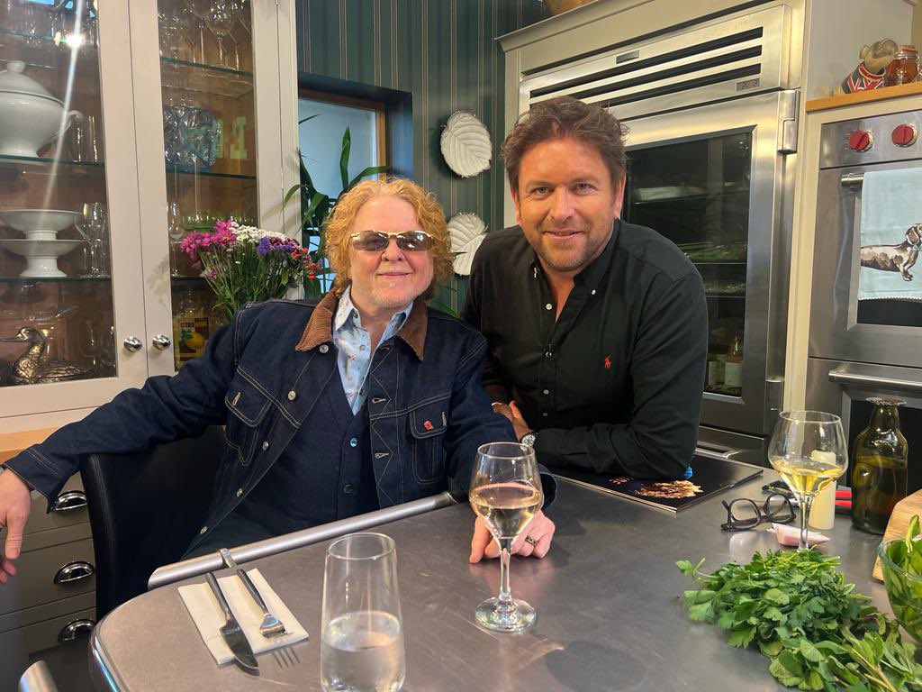 James Martin (@jamesmartinchef) on Twitter photo Legends in the house! 3 legends in the house yesterday. Great fun with friends, the team reckon this is the best show we have ever done, hope you lot like it…coming soon! <a href="/sat_jamesmartin/">Sat_James Martin</a> <a href="/WolfgangPuck/">Wolfgang Puck</a> <a href="/francescocook/">Francesco Mazzei</a> @SimplyRedHQ Legends in the house! 3 legends in the house yesterday. Great fun with friends, the team reckon this is the best show we have ever done, hope you lot like it…coming soon! <a href="/sat_jamesmartin/">Sat_James Martin</a> <a href="/WolfgangPuck/">Wolfgang Puck</a> <a href="/francescocook/">Francesco Mazzei</a> @SimplyRedHQ