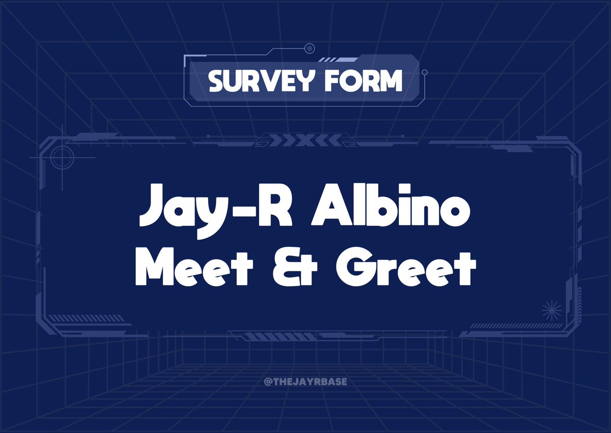 THEJAYRBASE's tweet photo. Hello Juniors! we would like to know more about you! Kindly fill-out this survey from below 🙂. Your interest and opinions are highly appreciated.

🔗https://t.co/Ojnb1FsjSF https://t.co/6FbPBRlWoO