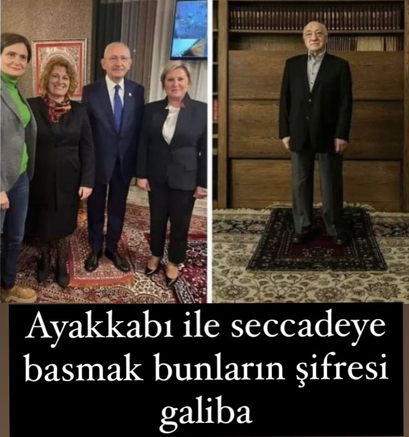 Ben oyumu SECCADEYE başını koyana verecem ayakkabıyla basana değil!!