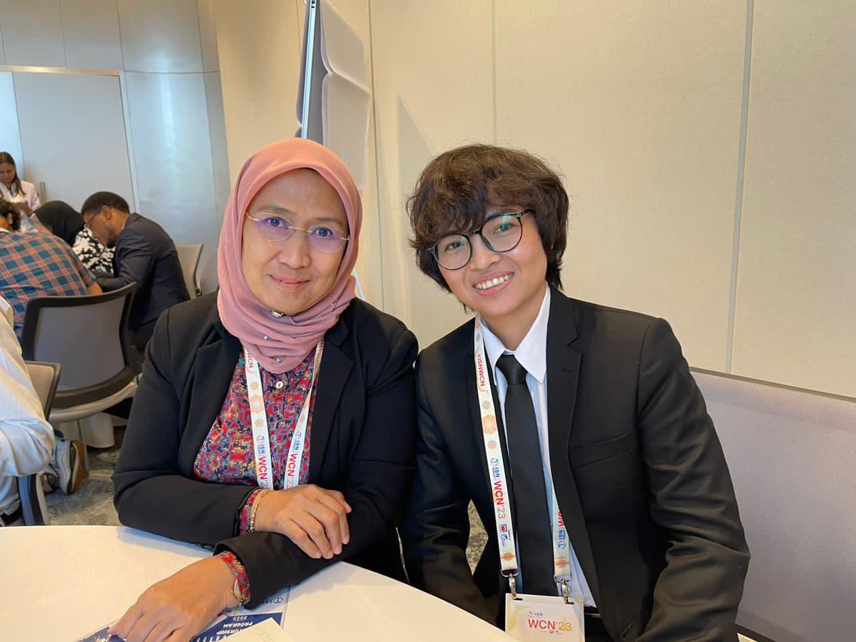 Finally meeting for the first time my mentee from Vietnam- Dr Van Thanh in WCN 2023 Bangkok. Congratulations for receiving the ISN research grant!
#isnmentorship
#WCN2023