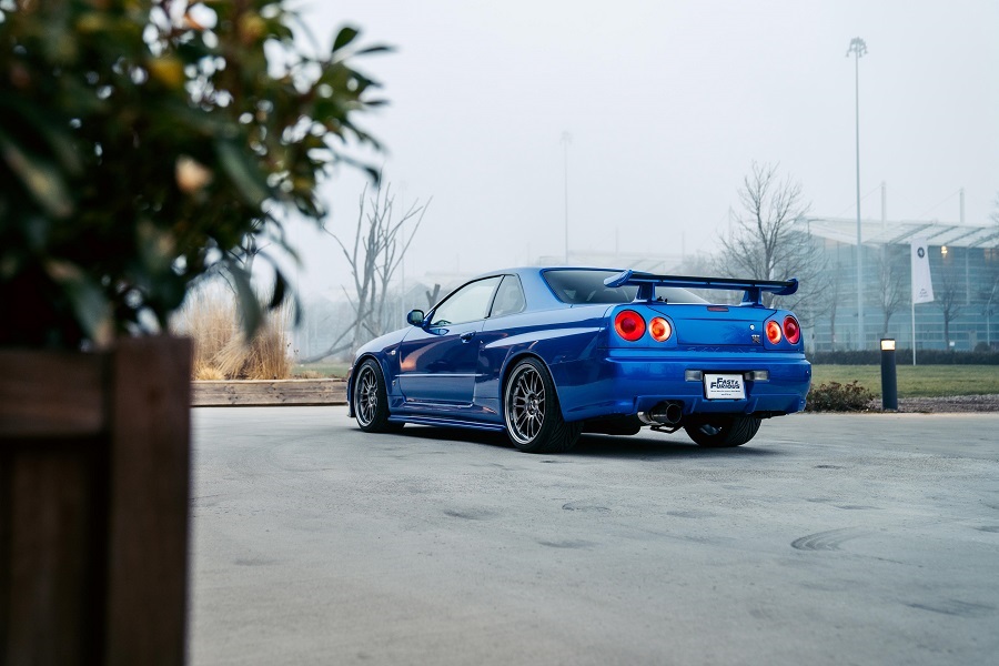 carcrave's tweet photo. The iconic Nissan Skyline from Fast and Furious is up for auction! This famous movie car is expected to fetch big bucks due to its significance in car culture and film history. #FastandFurious #NissanSkyline #Auction https://t.co/XPSiHmZLGU