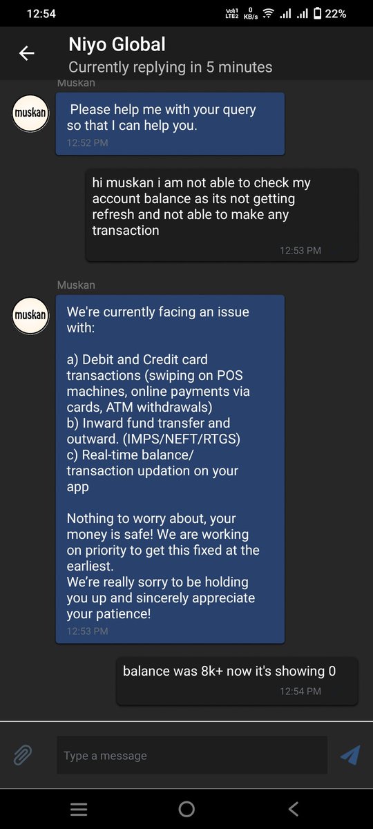 medjfluidic's tweet photo. @theniyo @sbmbankindia 1 of the worst banking service provider since morning the server has been crashed not able to make transaction as it's very urgent and no prior information about  the server issue. Pathetic customer service.

#niyo #sbmbank #BankCrash #RBI #niyoglobal https://t.co/rHemqkROU1