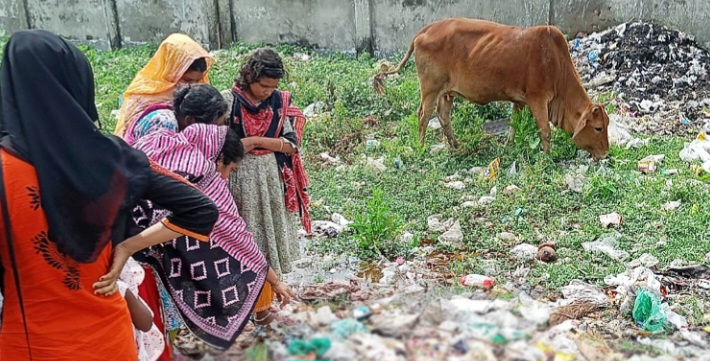 ময়লার ভাগাড়ে মিললো নবজাতকের মরদেহ