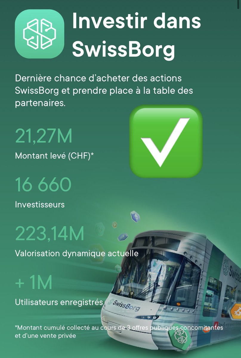 SwissBorgMania 🚀🌕 $BORG 💚 $GNET $NOMU $XBG tweet media