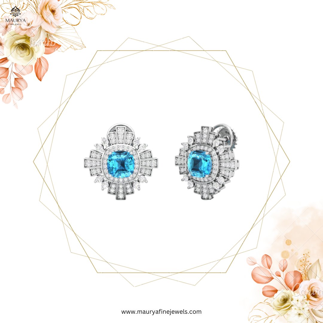 These earrings charm with bespoke diamond detailing and topaz gemstones that represents the beauty of Spring’s favourite bluebird.
#topazearrings #Diamond #birthstone  #luxurylifestyle #jewelry #luxury  #shopping #gifting #weddingseason #NMACC #TheGreatIndianMusical