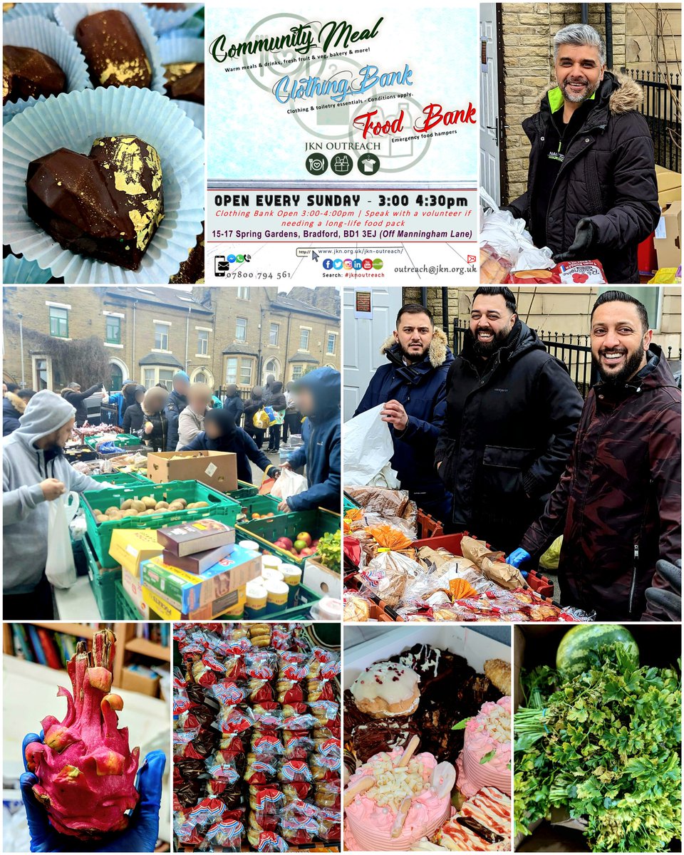 JknOutreach's tweet photo. π« #CommunityCompassion all year round π
Our services are free, non-referral & open to anyone facing food insecurity regardless of background situation | We serve a range of hot & cold foods to #GrabNgo
β
Every Sun, 3-4:30pm βͺοΈ 15-17 Spring Gardens, BD1 3EJ
β£οΈ Kindly share https://t.co/sHfPwOhTCL
