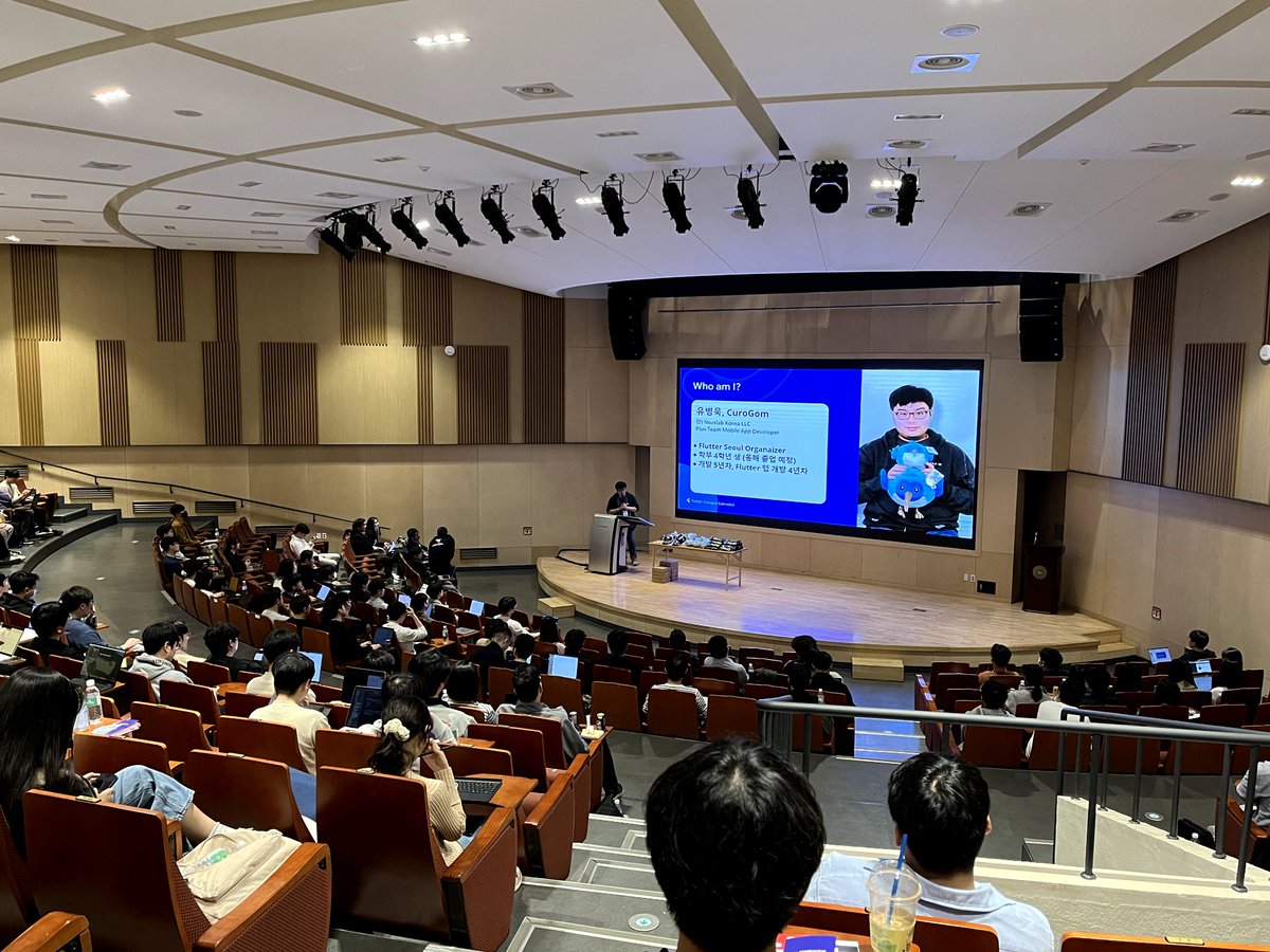 _CuroGom's tweet photo. Today is Flutter Forward Extended Korea!!
#flutter https://t.co/J0hIOnFTbo
