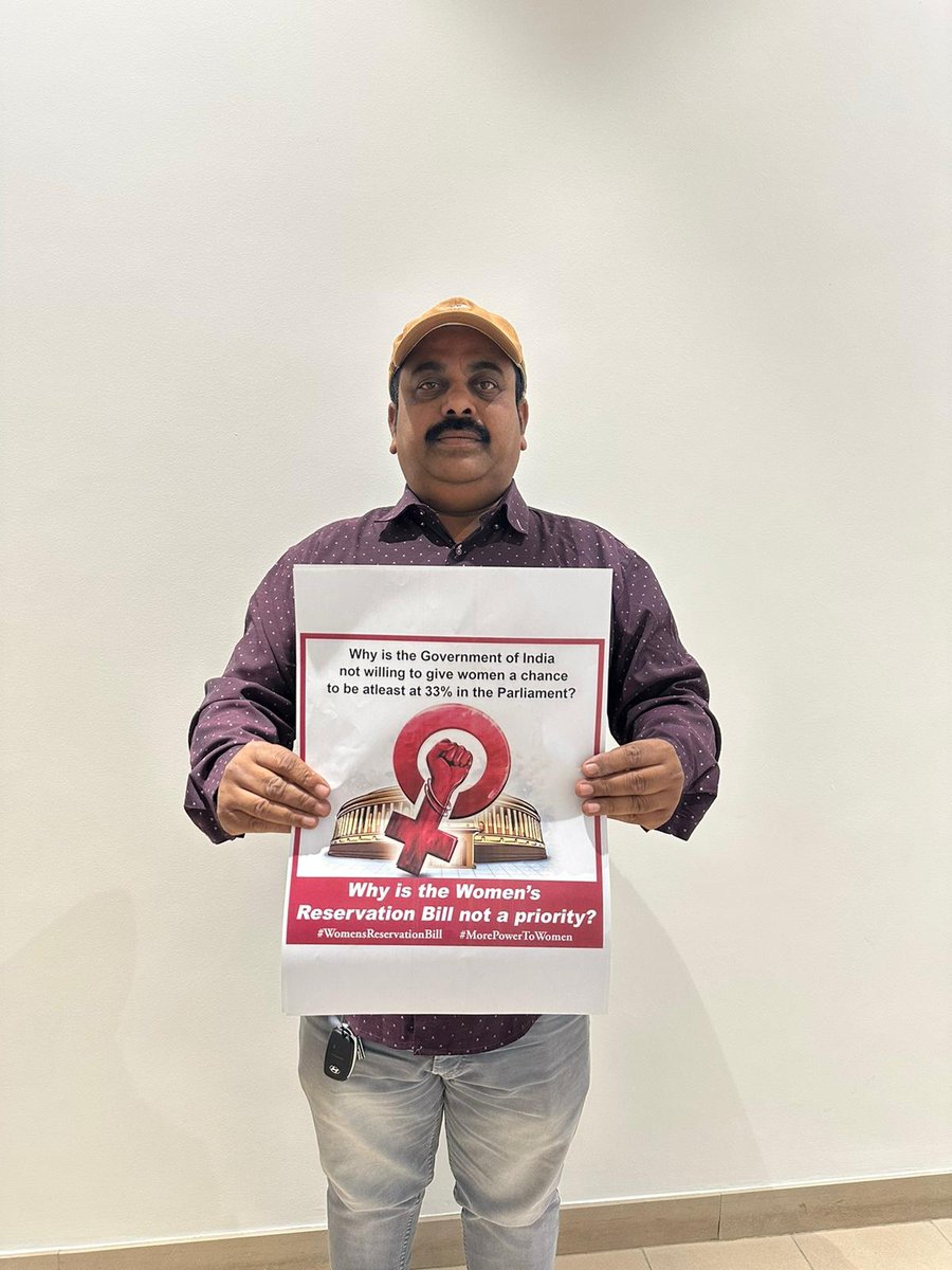 JagruthiKuwait's tweet photo. We from Kuwait Support Women Reservation Bill in India, an initiative taken up by Smt.Kalvakunta Kavitha garu

@varamrajasekhar

@raokavitha
 
@NaveenAchari

#KavithaForWomen
#WomensReservationBill 
#MorePowerToWomen
#kuwait https://t.co/itZHuedUgr