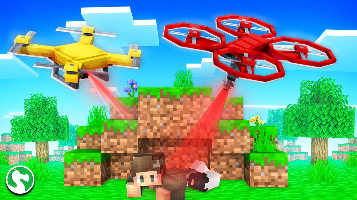 Fly drones to help you in your survival adventure! 🔥

Available on the <a href="/MinecraftMarket/">Minecraft Marketplace</a>! ⭐
🛒 bit.ly/working-drones