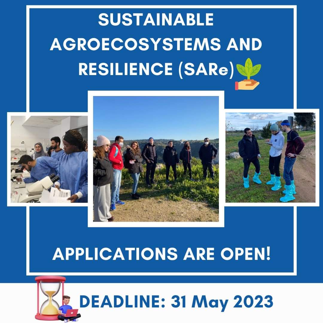 CIHEAMBari's tweet image. 🎓#CIHEAMBari announces the opening of 𝟮𝟬𝟮𝟯-𝟮𝟬𝟮𝟰 𝗮𝗽𝗽𝗹𝗶𝗰𝗮𝘁𝗶𝗼𝗻 𝗰𝗮𝗺𝗽𝗮𝗶𝗴𝗻 for its #MasterofScience Programmes

⏰Deadline:  𝟯𝟭 𝗠𝗮𝘆 2023

ℹ️More information about the masters: iamb.it/education/mast… 
Apply here 👇
iamb.it/education/appl… 
@MAIBFTNComm