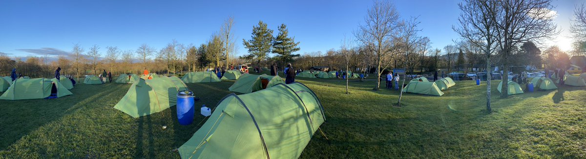 Groups are off on their routes today. The weather is fantastic. After some interesting breakfasts, today the groups follow routes around The forest of Bowland. @samsykesdofe @DofENorth