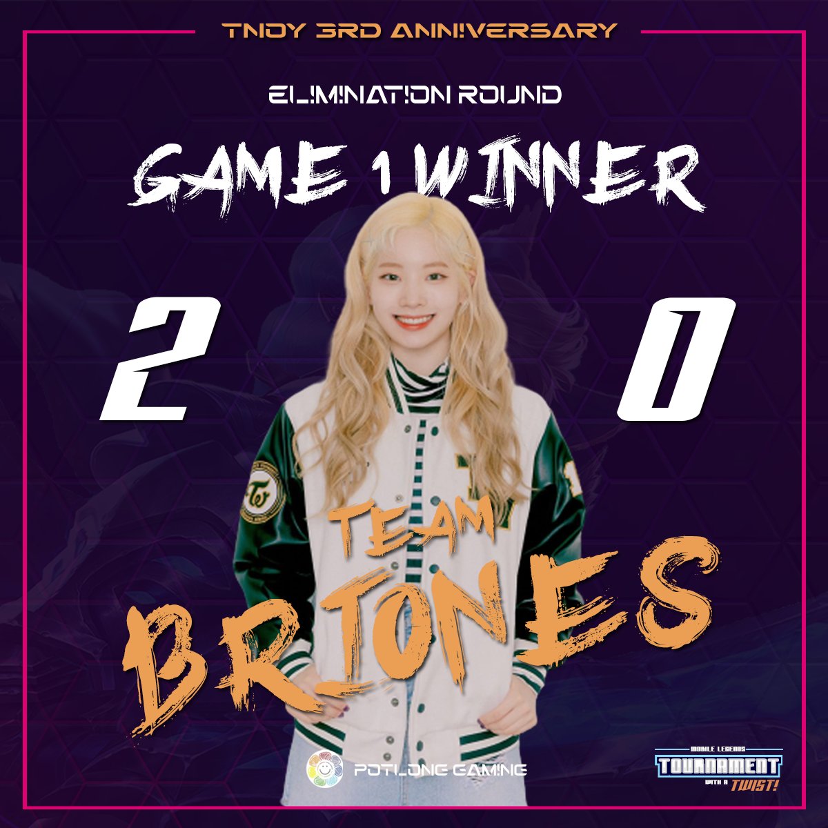 akosipotlong's tweet photo. TEAM @dahyunbri  advance to the semi finals! 🔥

GGWP and thank you for joining Team @minadleon https://t.co/8p2JP8dDE4