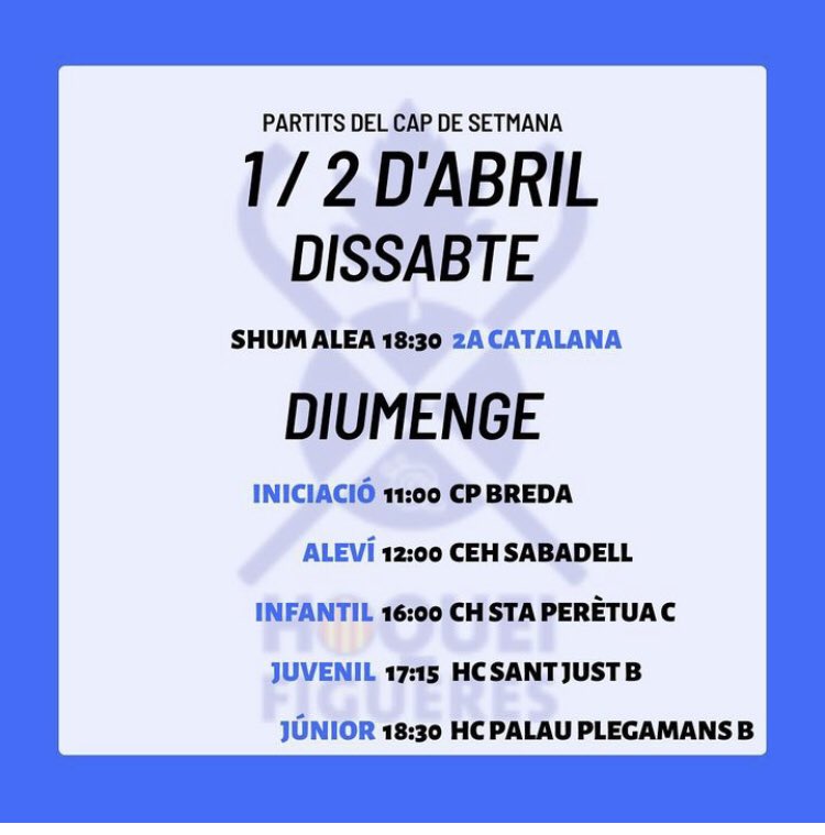 Club Hoquei Figueres tweet media