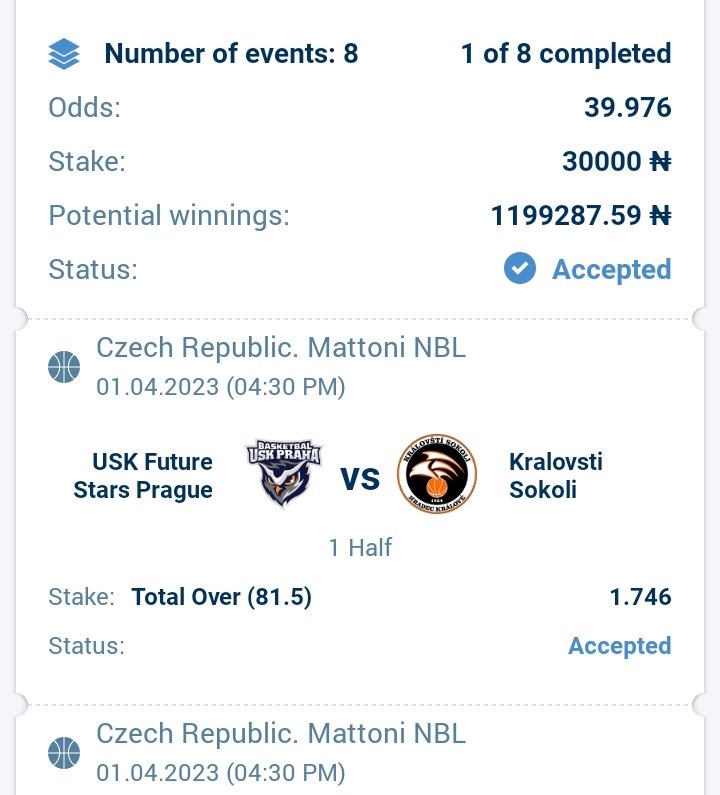 Steveolatisp's tweet photo. GAME OF THE DAY 🔥🔥✅✅✅✅on 1XBET 

BETCODE:  🏀 2KD61 - 40 ODDS    

REGISTER ON 1XBET HERE👇🏾
https://t.co/ppjp3N8GVf

Use Promo Code 👉🏽 STEVEOLA1 when registering to get a $300 bonus to play and withdraw https://t.co/HH7eDtAmid