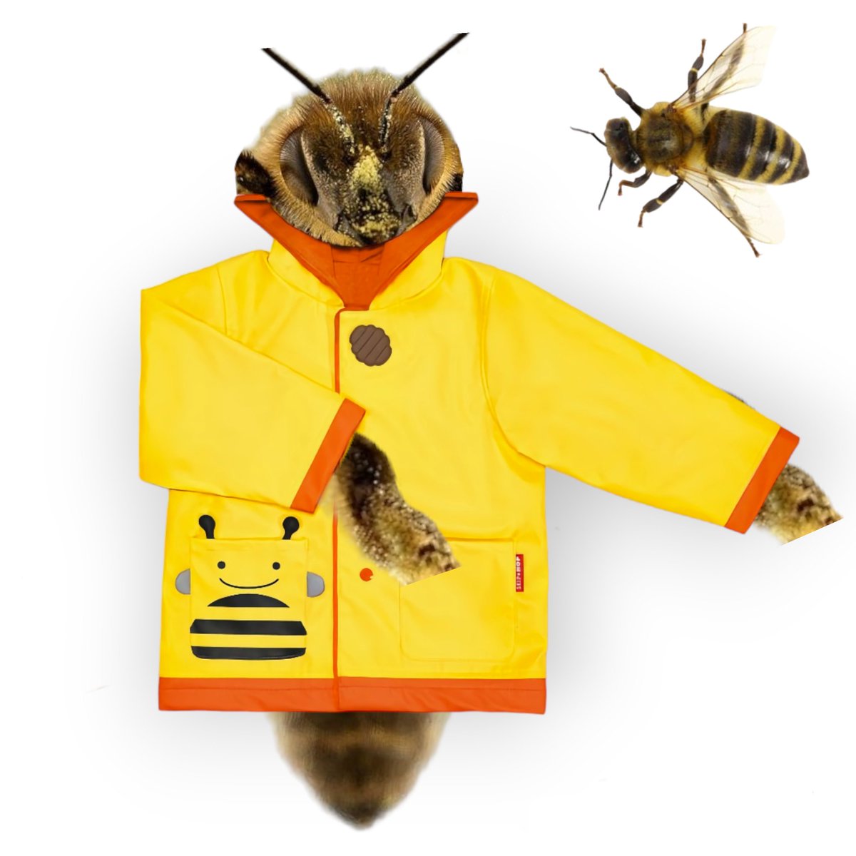 New Product Launch! We've been keeping this one quiet for a while! Our new BS Raincoat For Honeybees. You can buy these now on our website and "bee" the envy of your fellow beekeepers! 🐝 
bshoneybees.co.uk 

#beekeeping #honeybees #honey #raincoat #raincoatforbees