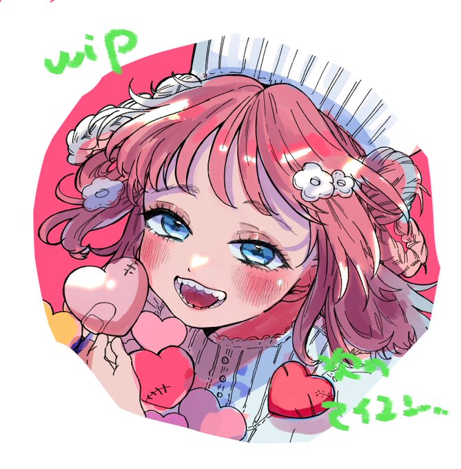 アイコンに…できればいいな… 自由時間今日はここまで 