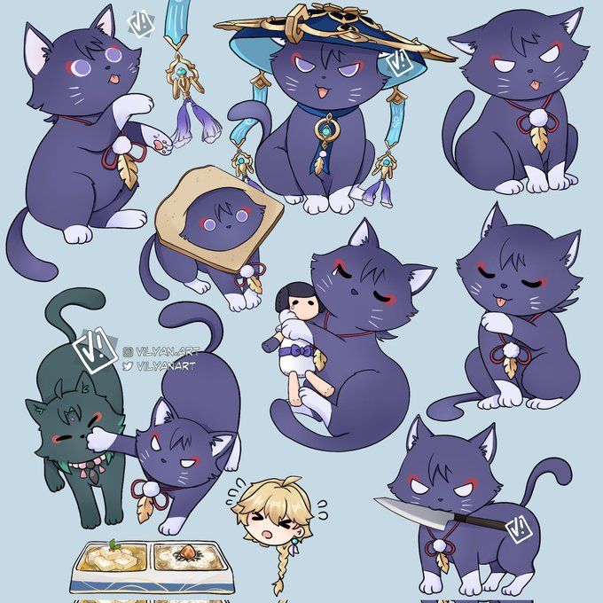 「GenshinImpactMeow」 illustration images(Latest))