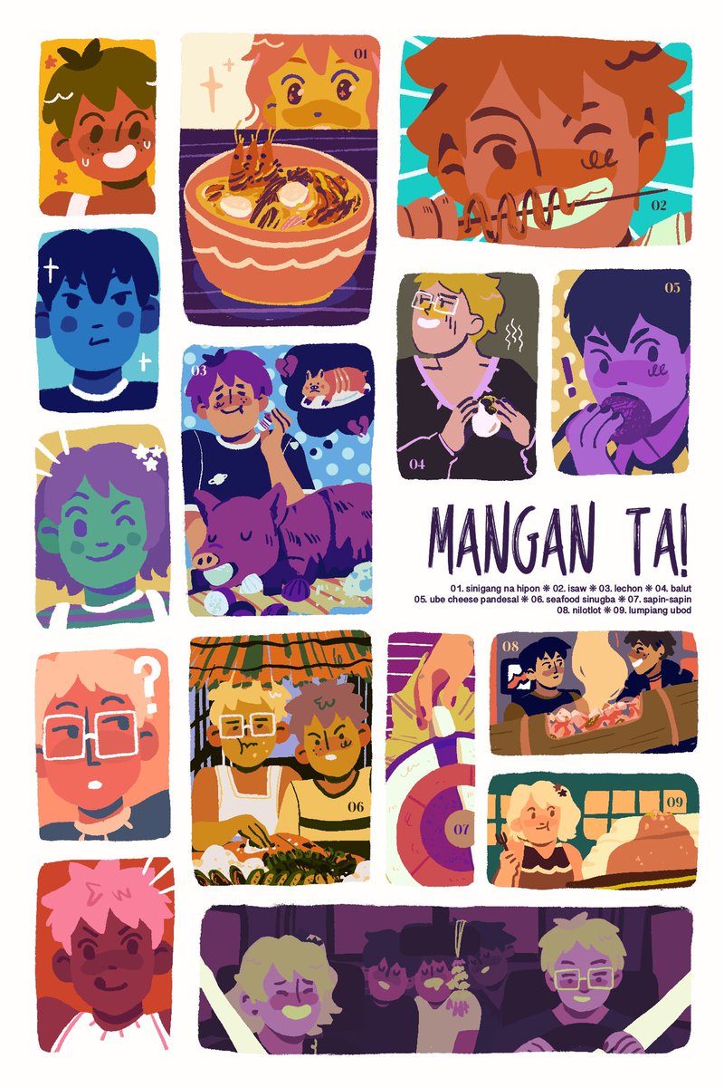 a small sample of philippine cuisine ft. the karasuno first years! #haikyuu #ハイキュー