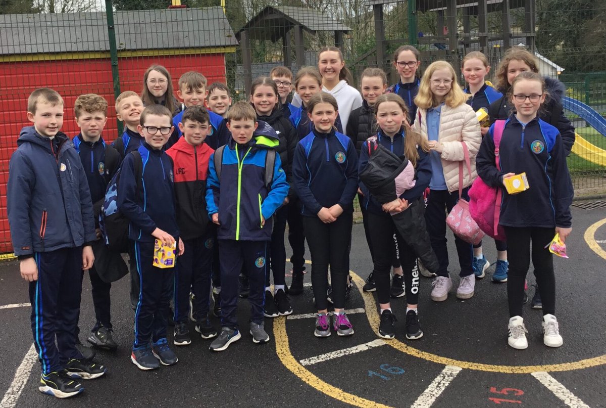 stmarys_ps's tweet photo. We said goodbye yesterday to student teachers Miss Mc Mahon + Miss Daly. Wonderful additions to our P7 classes over the last 8 weeks, pupils loved exploring the topic “The Titanic” using their 21st century ICT skills! Best wishes for the future and thank you. @StMarys_Belfast https://t.co/G9uo2EARCP