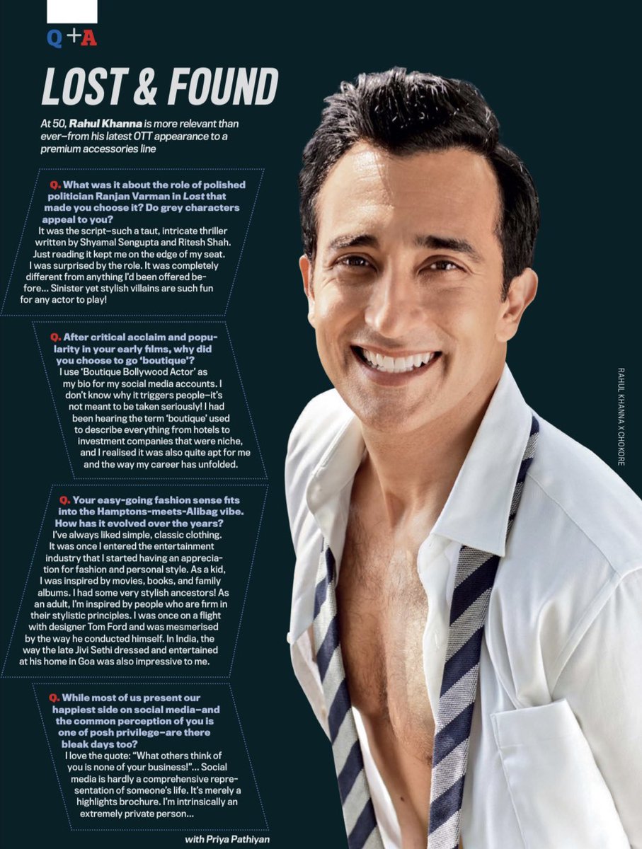 Rahul Khanna (@r_khanna) on Twitter photo Thanks <a href="/IndiaToday/">IndiaToday</a> & <a href="/priyapathiyan/">Purplicious</a>
Read the extended version here ⬇️
indiatoday.in/magazine/leisu… Thanks <a href="/IndiaToday/">IndiaToday</a> & <a href="/priyapathiyan/">Purplicious</a>
Read the extended version here ⬇️
indiatoday.in/magazine/leisu…