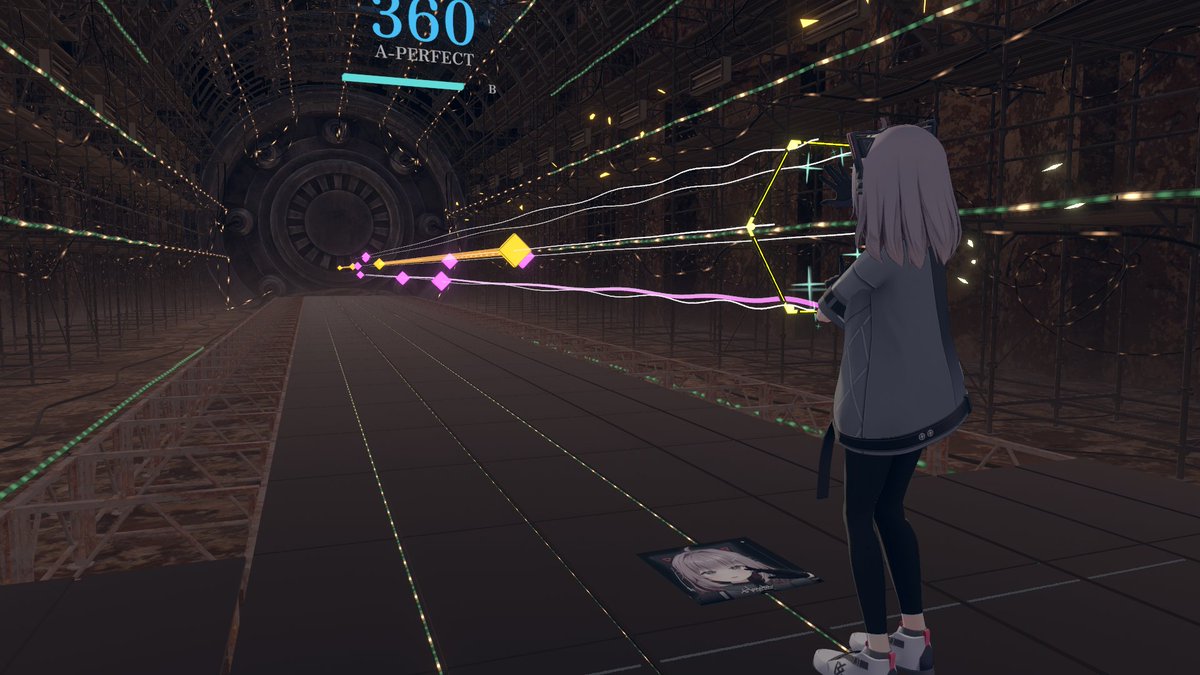 Bluejulicon's tweet photo. 最近リリースされたRESONARK4っていうリズムゲームのワールドで遊んでみた
VRのリズムゲームってBEAT SABERしかやったことなかったけど、これもそれなりに体動かす感じで楽しい
世界観もカッコよくて好き
#Resonark https://t.co/XWO5EPxvJU