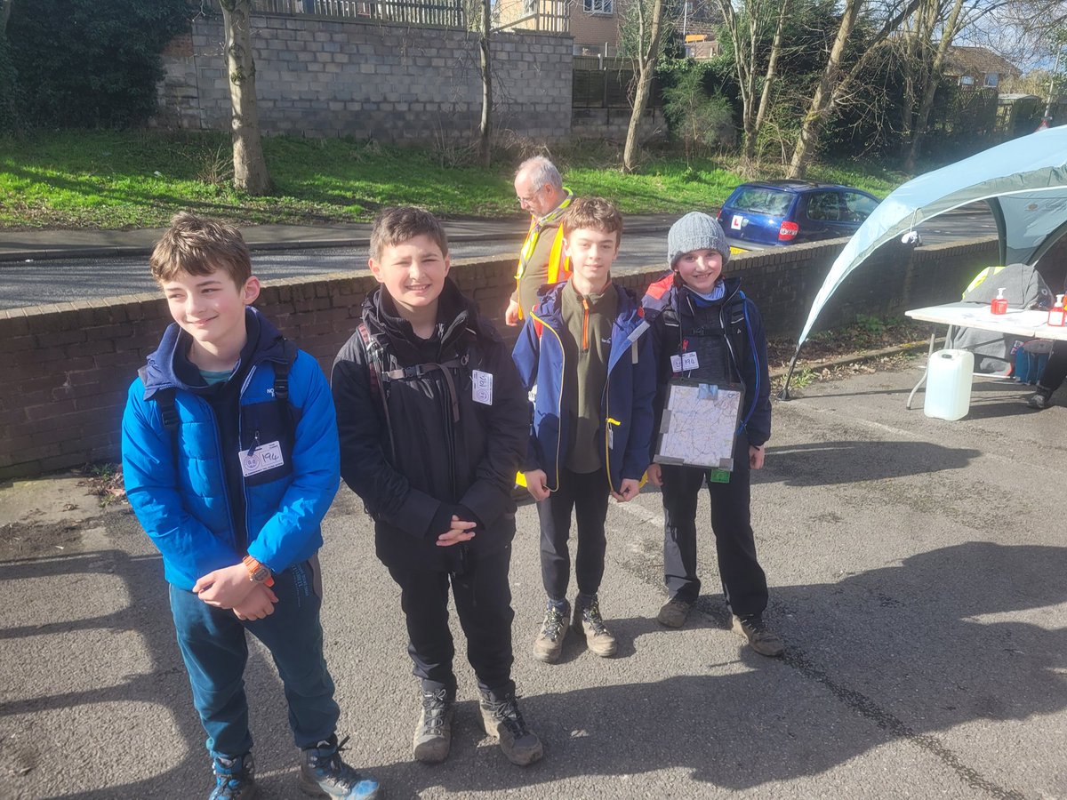 It's my team, team 194 from 1st Wilmslow at Pathfinder check point 1 #cheshirehike <a href="/CheshireHike/">Cheshire Hike</a> <a href="/1stWilmslow/">1st Wilmslow Scout Group</a>
