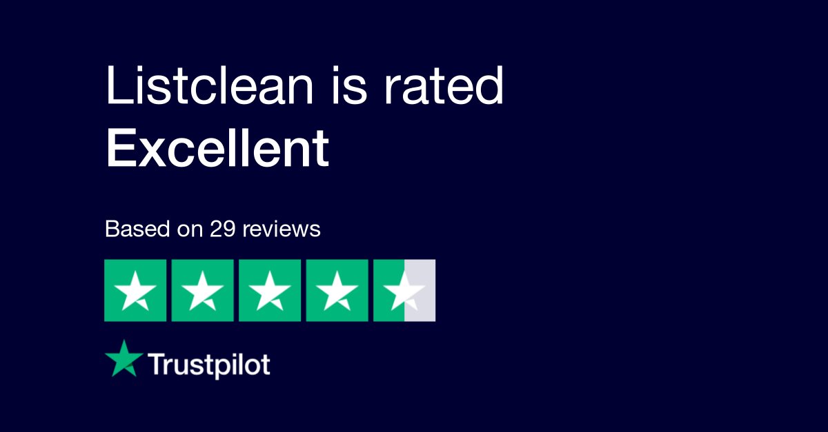 We are now rated 4.6 by our customers on Trustpilot! trustpilot.com/review/listcle…