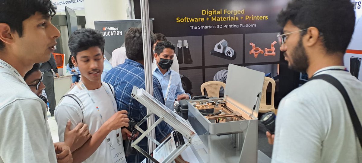 PhillipsMach_IN's tweet photo. Exciting day at The ASME International Mechanical Engineering Education Leadership Summit (MEED) in Bengaluru!
Learn more here: https://t.co/g4v9uQcpEm
#PhillipsMachineTools #PhillipsAdditive #Markforged #3Dprinting #yearendoffer #discount #manufacturing #prototyping #Meltio https://t.co/85k6R4xTUB