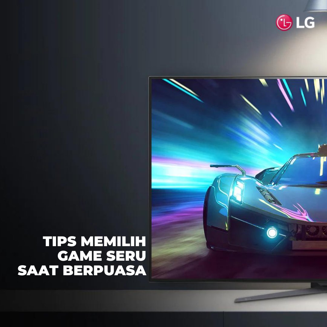 lgeindonesia's tweet photo. Apakah boleh bermain game saat berpuasa?
Halo LG Lovers!
Berikut tips memilih game seru untuk menemani kamu berpuasa 😉
Better Life You Deserve
#LifesGoodJourney
#LifeisGood
#FunTips #GamingMonitor #LGIndonesia https://t.co/iqpjjSL8L0