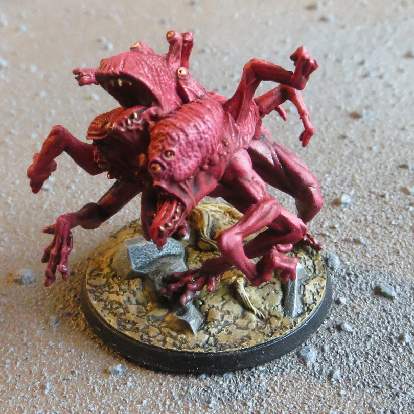 KimmoPonkala's tweet photo. Second centaur and even uglier than his brother. Based on Fallout 4 consept art. #fallout #tabletopgames #falloutwastelandwarfare #modiphius #miniaturepainting #fallout3 #fallout4 #wargames https://t.co/phAgav7QIu