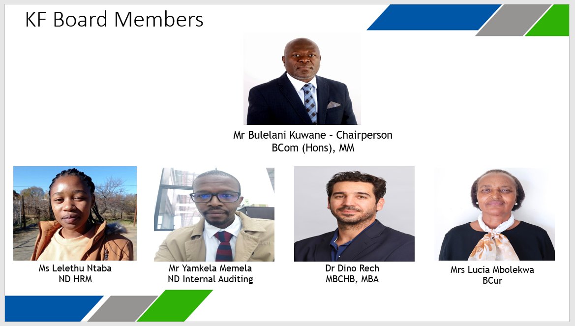 KuwaneF's tweet photo. We welcome our two new board members as we continue to strengthen our organisation. Dr Rech and Mrs Mbolekwa bring lots of experience and expertise. 🙏🙏 https://t.co/PBm1HRQSGX