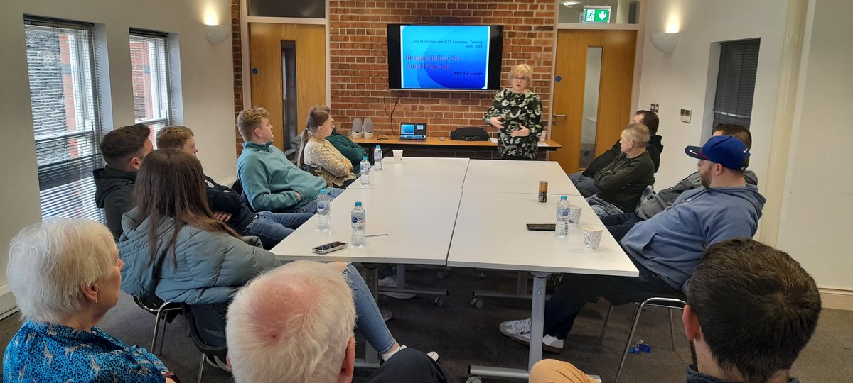 BandsForum2010's tweet photo. Full house at today's Child Protection Course for Band Members. Thanks to the band members and Mary McCartan for taking time out on a Saturday to do this important training
@NI_CRC @Wkmfb73
@cfb1835 @bsoufb @NWSharingZone https://t.co/6JPMcmgswk