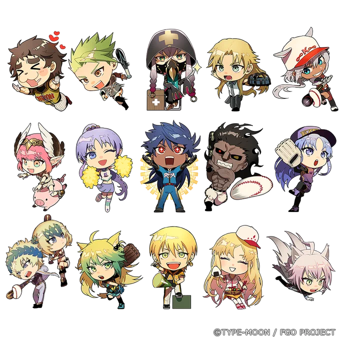 【 Fate/Grail League 】にてSDキャラ15騎を描かせていただきました ギリシャ+ローマ! サービス終了までよろしくお願いします  