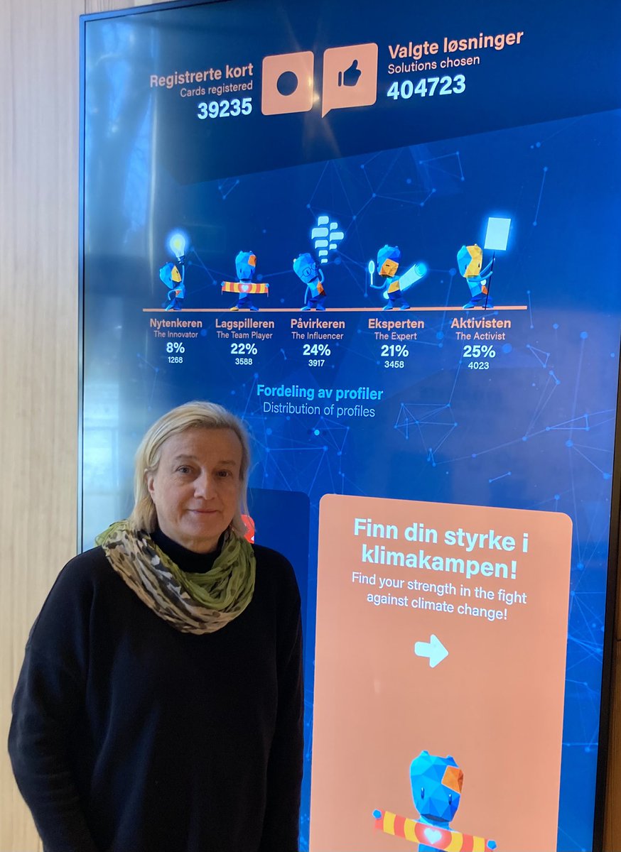 Idag undersöker vi vår klimatpåverkan på #Klimahuset i Oslo. Det finns många kända lösningar för politiker att använda. #klimatpolitiskaradet