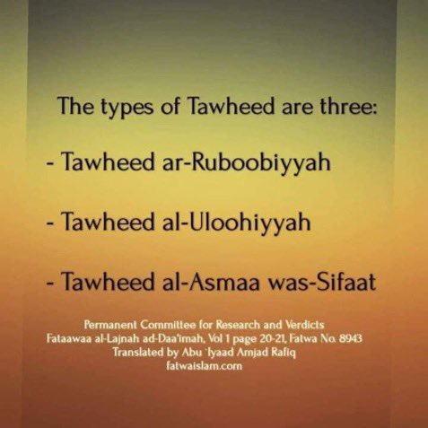 RT @BaitulHikmah_NG: Without Tawheed, every act of worship is null and void. So learn it! https://t.co/U08IvoCM9Q