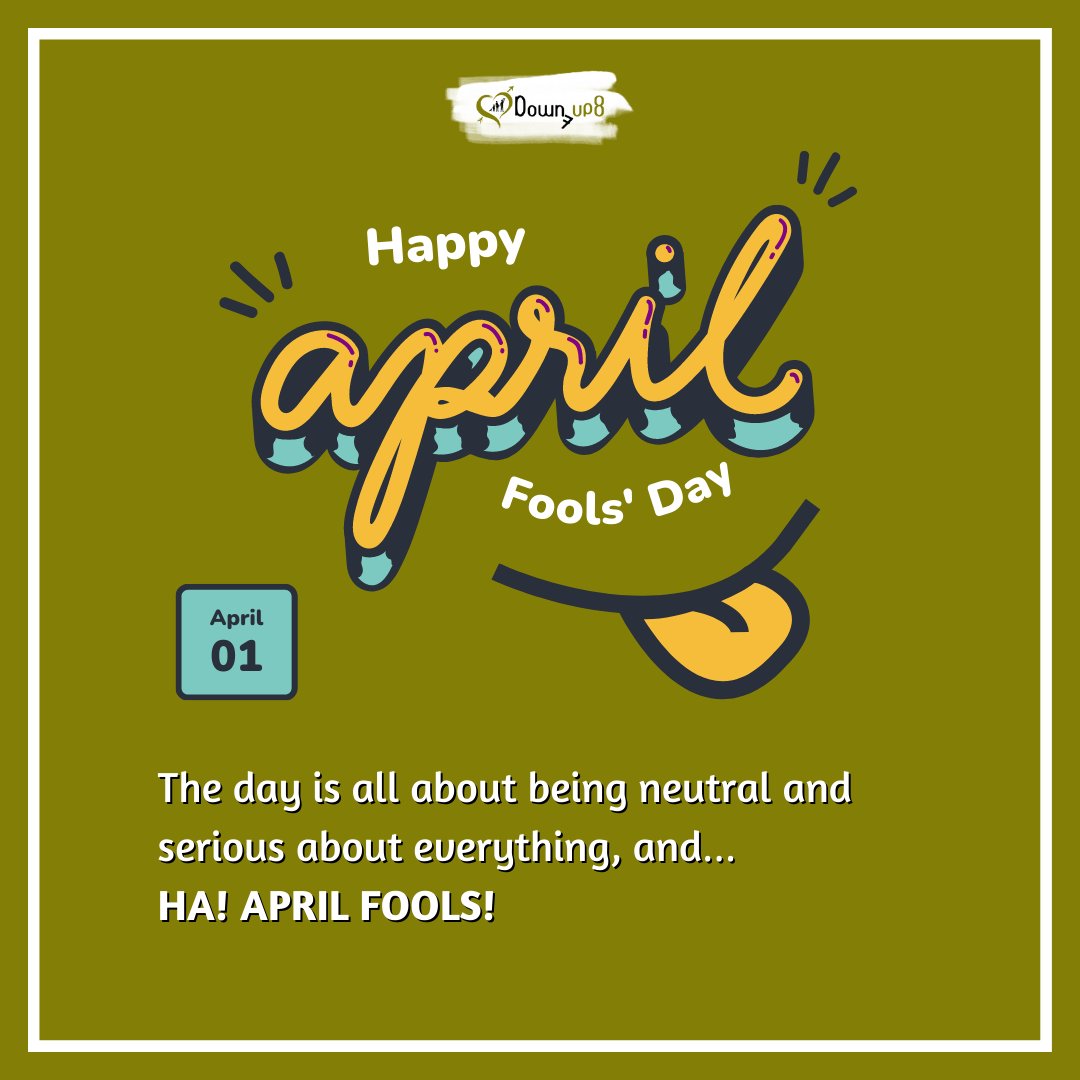 The day is all about being neutral and serious about everything, and…

HA! APRIL FOOLS! 🤣🤣

#tutor #tutoring #tutoringservices #freetutoring #onlinetutor #1kfollowers #remotelearning #onlinetutoring #englishtutor #mathlearning #fosterkids #fosterchildren #D7U8 #down7up8