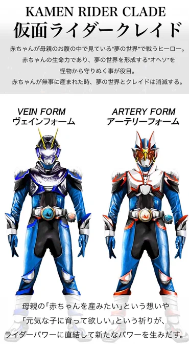 新オリジナルヒーロー「仮面ライダークレイド」が完成しました!#イラスト 