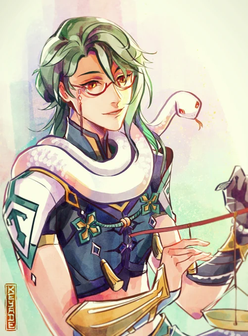 10 more days till snake doc!! #genshinimpact #Baizhu #原神 
