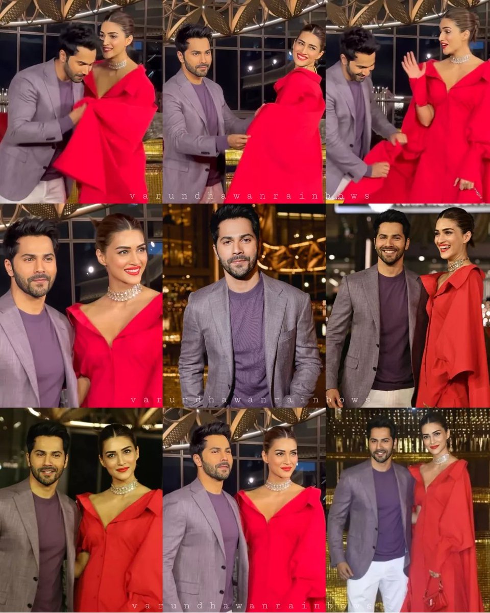 varunrainbows's tweet photo. The Dynamic Bhediya Duo was snapped together last night at #nitamukeshambaniculturalcentre #nmacc πβ€οΈ @Varun_dvn @kritisanon #varundhawan #kritisanon #varunKriti #variti #varundvn #varun #dhawan #vd #vdee #Kriti #Sanon #songs #bollywood #bawaal #bhediya https://t.co/YiJMi4C4MD