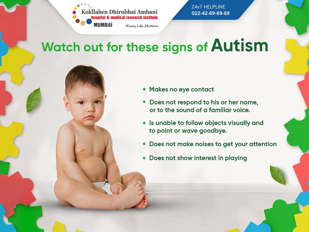 KDAHMumbai's tweet photo. Learn to recognize the early #signsofautism and seek professional help. Here are a few signs that indicate your baby may be autistic. #WorldAutismAwarenessDay #autismawareness #autismsigns #autismsignsinkids #autismsignssymptoms #autismsignsinchildren #autismsignsandsymptoms https://t.co/PxfZ9GBQhh