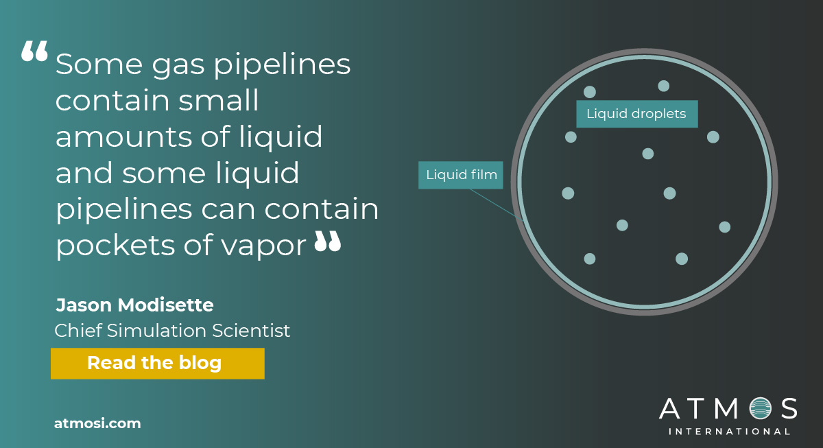 AtmosInt's tweet image. When a multiphase flow regime is introduced to a single phase pipeline, a number of challenges can occur, but a well tuned pipeline simulation can keep track of operations. To learn more, read our blog.
okt.to/OZPzdk
#pipelinesimulation #multiphaseflow