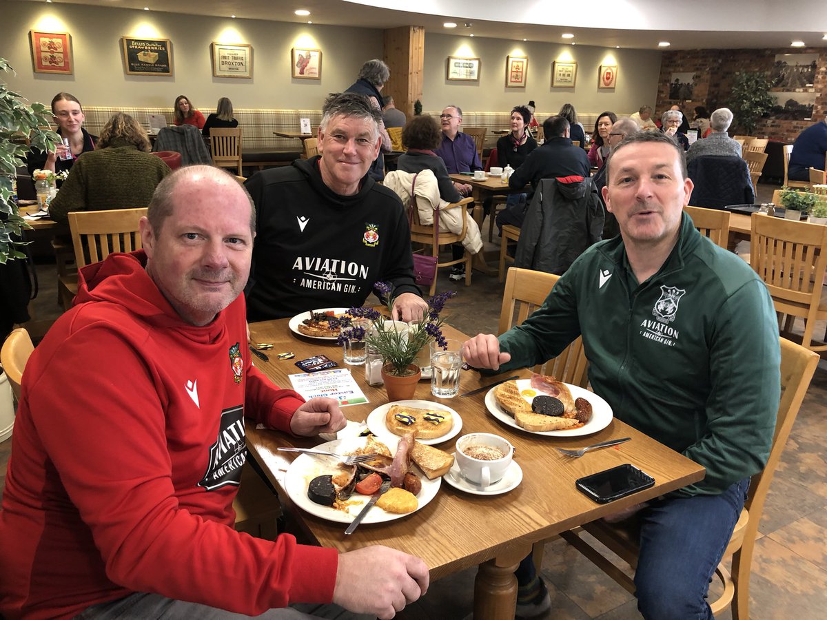kustomtees's tweet photo. Default home game itinerary for The White Lion reds. Bellis breakfast, light refreshments in the turf, another 3 points 🤞 more light refreshments #UTST ⚽️🔴⚪️ @Wrexham_AFC https://t.co/sjBHITnA8z