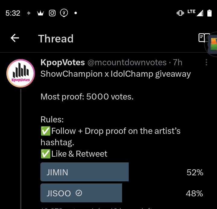 acejisoo12's tweet photo. @mcountdownvotes Done for # Jisoo https://t.co/Df6RgNb9WN