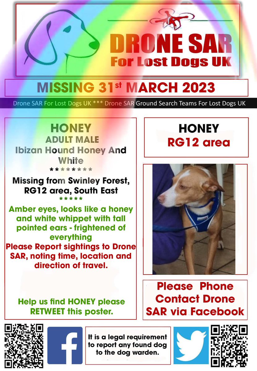 sar_dogs's tweet photo. #RIPHoney Sadly Honey didn't make it back home, our hearts and thoughts go out to his family at this sad time ๐ข๐ #RIP #RainbowBridge #DroneSAR https://t.co/bSPJO7PgMe