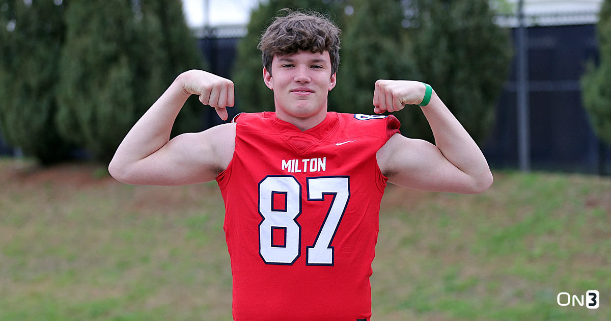 ChadSimmons_'s tweet photo. 2025 TE Ryan Ghea was at Notre Dame last weekend and he liked it so much that he is returning this weekend. 

More from Ghea: https://t.co/CsdjQ3pfuc (On3+) https://t.co/0z3zZiVxyv