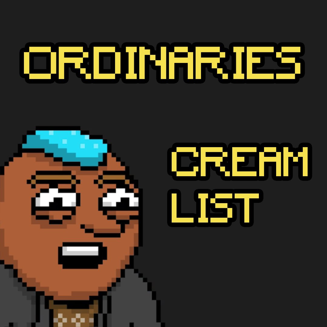 !MILK if you remember the good old times 👇

🥛 The Ordinaries - Ordinals Collection 🥛